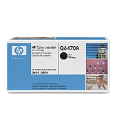 HP Q6470A 501A Black ORIGINAL GENUINE OEM Toner Cartridge for Color LaserJet 3600 3600n 3600dn